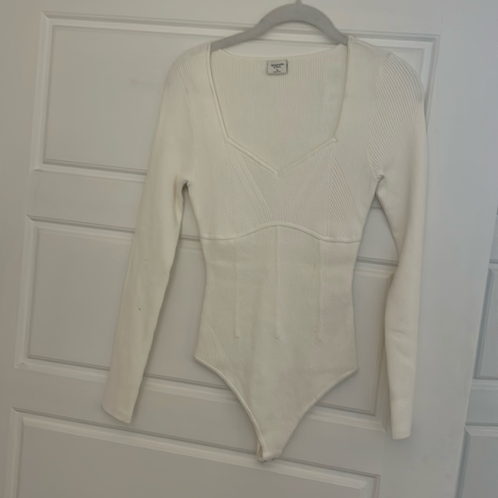 White body suit sweater!